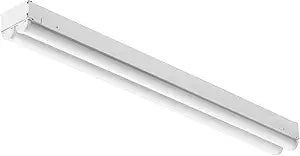 Lithonia Lighting 2 Light LED Strip Light, 2 Foot LED Ceiling Lighting Fixture, 2500 Lumens, 4000K, 80CRI, 20W, Kitchen and Garage Use (MNSL L24 2LL MVOLT 40K 80CRI M6)