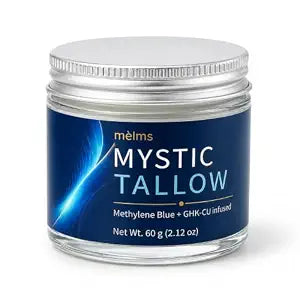 Melms Mystic Beef Tallow Eye Cream for Tired-Looking Eye Area Care, 2.12 oz