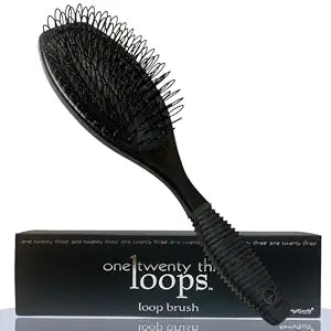 RemySoft One Twenty Three Loops - Loop Brush - Safe for Hair Extensions, Weaves and Wigs
