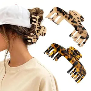 2 Pcs Large Hat Hair Clips, Trucker Hat Claw Clips for Women Baseball Cap
