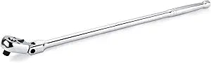 WORKPRO 3/8" Drive Extra Long Flex Head Ratchet, 18" Reach