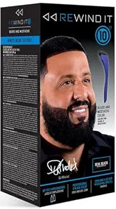 REWIND IT 10 Real Black Beard and Mustache Color
