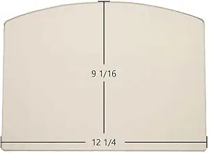 US Stove 2015 Magnolia, 5500M, 5500XTL, 4027, 6100, 6300, 6220, 6500, 5510 Archtop Ceramic Glass Panel | 12 1/4" x 9 1/16" | Part #891053/891096-1