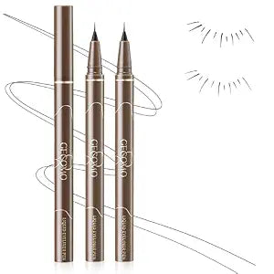 Noerrors 2 Colors Single Tip Lower Eyelash Pen Liquid Eyeliner Black Brown