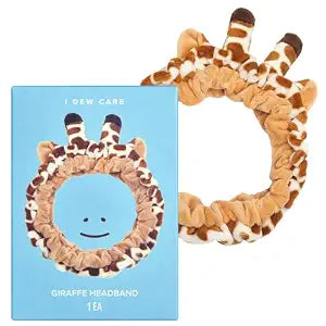 I DEW CARE Giraffe Face Wash Headband, Animal Head Band, Soft & Fuzzy