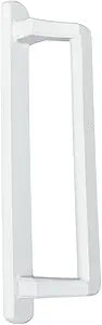 PGT 10" Sliding Glass Door Exterior Handle | Exterior Replacement Patio Door Handle | Outside Door Handle Replacement - White