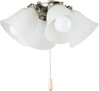 Maxim Basic-Max-36W 4 LED Ceiling Fan Light Kit-15 Inches Wide by 6.75 inches high-Satin Nickel Finish