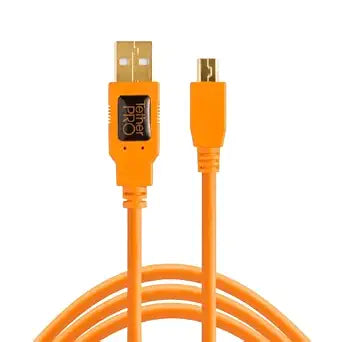 Tether Tools TetherPro USB 2.0 to Mini-B 5-Pin Cable, 15 Feet (4.6 m)