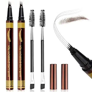2PCS Eyebrow Pencils For Women���������Natural Look������������������Anti-smudge���