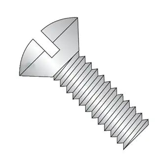 4-40 x 1/4" Machine Screws/Slotted/Oval / 18-8 Stainless Steel (Carton: 5,000 pcs)