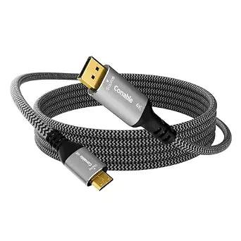 4K DisplayPort to Mini HDMI Cable 4 FT, Uni-Directional DP to Mini-HDMI