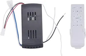 Universal Ceiling Fan Remote Control Kit Replacement, 6-Speed & Timing, Remote Replacement for 24V DC Ceiling Fan Light