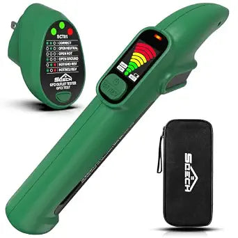 SQECH Circuit Breaker Finder Tool GFCI Outlet Tester Kit for 90-135V