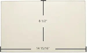 Harman Magnum Stoker, Magnifier Elite, Mark II, Mark III Ceramic Glass Panel (14 15/16" x 8 1/2") Γ High-Temp Replacement | Part #3-40-8501494