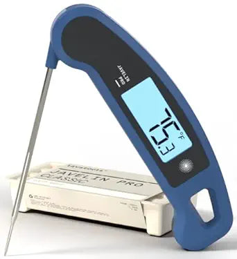 Lavatools Javelin PRO Classic Ultra-Fast 2-Second Professional Digital Instant Read Meat Thermometer for Grill and Cooking, Auto-Rotating Backlit Display, IP65 Water Resistant, NSF Certified Maize