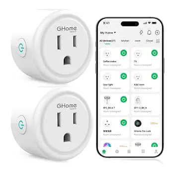 GHome Smart Plug, WiFi Smart Plugs that Work with Alexa and Google Home