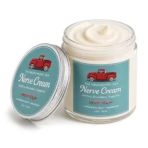 The Neuropathy Guy Nerve Cream - Lavender Magnesium Cream for Feet, Hands, Legs & Toes - Soothing Nerve Support with Arnica, Menthol, Aloe Vera & Vitamin E - 4 oz