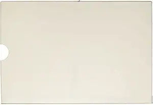Brass Flame KS-1000DL Door Glass Replacement Γ 13" x 9" High-Temperature Ceramic Glass Panel with Notch (KS100DI)