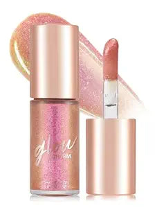 Glitter Holographic Lip Gloss, Shimmer Moisturizing Liquid Lip Tint Stain, Chameleon Sparkle High Pigment Lipgloss, High Shine Long Lasting Lip Oil, Thanksgiving Christmas Lip Makeup for Women-03