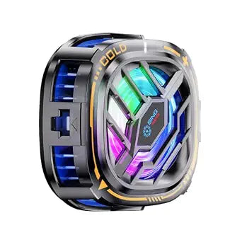 CHONCHOW Magnetic Cell Phone Cooler, RGB Phone Cooling Fan Portable Lightweight Mobile Phone Cooling Fan, Phone Radiator with Larger Cooling Area for Phone/Tablet/IPad (with Digital displays)