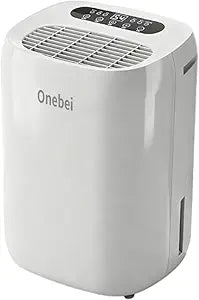2500 Sq.Ft Dehumidifier, Max 50 Pint/D, Smart Compressor Dehumidifier with 2.8L Water Tank, 1-24H Timing, Auto Defrost, Automatic Cycle Dehumidification for Basement, Bathroom, Bedroom