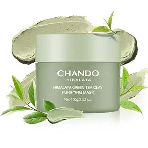 CHANDO HIMALAYA Purifying Green Tea Clay Mask for Pore Cleansing 3.52 fl.oz