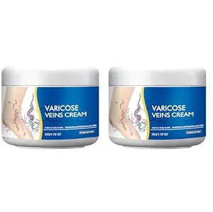 2Pcs Varicose Veins Treatment Cream for Legs Natural Ingredients, Suitable for Most Skin Types