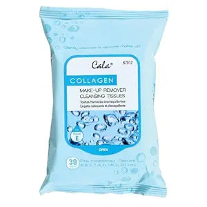 Cala Collagen make-up remover cleansing tissues 30 count, 30 Count