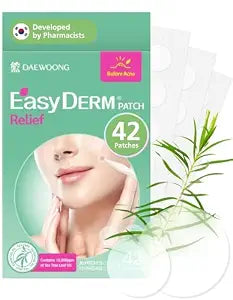 EasyDerm Relief Invisible Pimple Patch 42ea - Tea Tree Acne Care