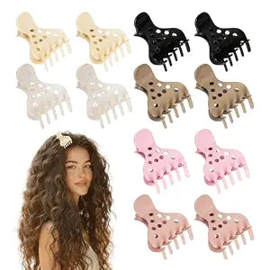 12PCS Root Lifting Clips, Volume Claw Clamps for Curly Hair, Small