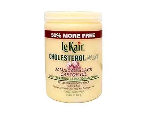 Le Kair Cholesterol Plus Jamaican Black Castor Oil Deep Treatment Conditioning Cream 24 Oz.
