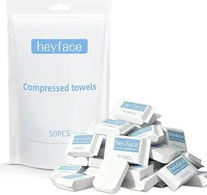 Compressed Towels Tablets for Travel, 11.8"x11", 50 PCS, Portable