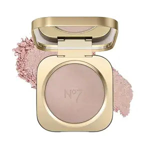 No7 Radiant Glow Powder Highlighter, Pink Silk, 5g
