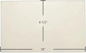 Shenandoah Small Single Door Glass Panel (7GSSSD) Γ 18" x 6 1/2" High-Temperature Ceramic Replacement