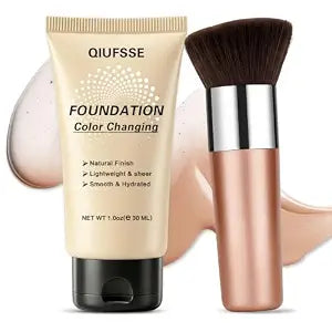 Color Changing Foundation for Mature Skin,Face Makeup - 02 Medium