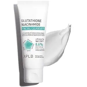 APLB Glutathione Niacinamide Facial Cleanser | LIPO GLUTA NIAC CEN™ 8.6% 2.71 FL.OZ/Korean Skincare, Cares for Tighten Pores & Sebum, Long lasting nourishment and deep moisture for soft skin
