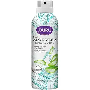 Duru Aloe Vera Moisturizing Spray Lotion - Spray Moisturizer Oil Lotion 48 Hour Moisture Body Lotion