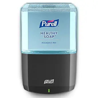PURELL HEALTHY SOAP Gentle & Foam ES6 Starter Kit, 1- 1200 mL Fragrance Free Soap Refill + 1- PURELL ES6 Graphite Touch-Free Soap Dispenser (Pack of 1) - 6472-1G - Manufactured by GOJO, Inc.