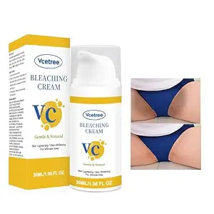 Skin Bleaching Cream Skin Lightening for Body Intimate Areas, Private Parts, Underarm, Knees, Elbows, Inner Thigh, Bikini Area, Whitening Cream Dark Spot Remover For Intimate Areas (1FL OZ)