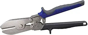 Klein Tools 86520 5 Blade Crimper for Ductwork, Pipe and Sheet Metal Crimps 24 gauge Steel, 28 gauge Stainless