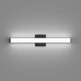 Tipace LED Modern Bathroom Vanity Lights Over Mirror Black 23.6in Vanity Lighting Fixtures for Bath Light fixtures6000K