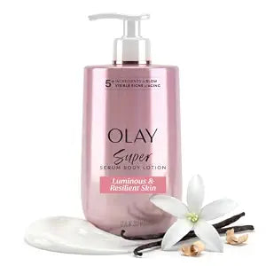 Olay Super Serum Hand & Body Lotion, Luminous & Resilient Skin, 17 fl oz