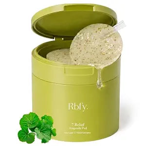 7 Relief Centella Asiatica Korean Ampoule Toner Pads, 100 Pads