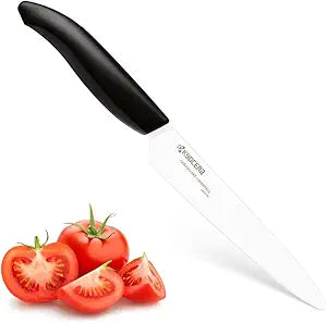 Kyocera Revolution Ceramic Kitchen Knife, 5-inch, White