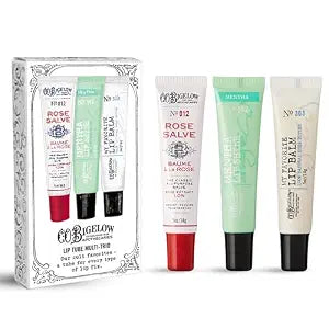 C.O. Bigelow Assorted Lip Balm Tubes Trio, Pack of 3