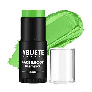 YBUETE Light Green Water Based Face Body Paint Stick for Halloween Makeup
