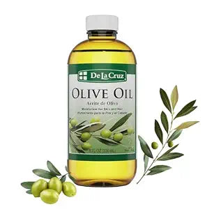 De La Cruz 100% Pure Olive Oil Expeller Pressed for Hair and Skin