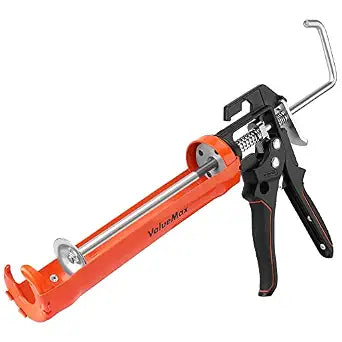 ValueMax Caulk Gun, 9 Inch Silicone Sealant Caulking Gun No Drip