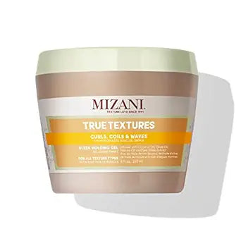 Mizani True Textures Sleek Holding Gel - Firm Hold Hair Gel, Flexible, Flake-Free, For All Hair Types