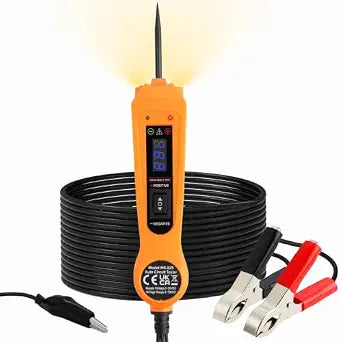Neoteck 1-72V DC Power Circuit Probe Tester with 0-8A Current Mode and LCD